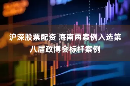 沪深股票配资 海南两案例入选第八届政博会标杆案例