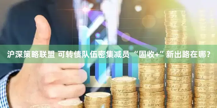 沪深策略联盟 可转债队伍密集减员 “固收+”新出路在哪？